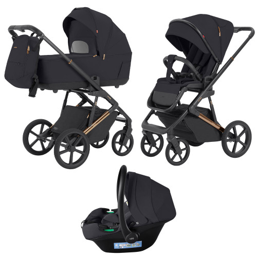 Коляска 3 в 1 Carrello Sigma CRL-6529 Iridium Black 2025