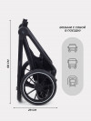 Коляска 3 в 1 MowBaby Amber MB068 Black