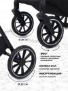 Коляска 3 в 1 MowBaby Amber MB068 Black