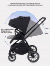 Коляска 3 в 1 MowBaby Amber MB068 Black