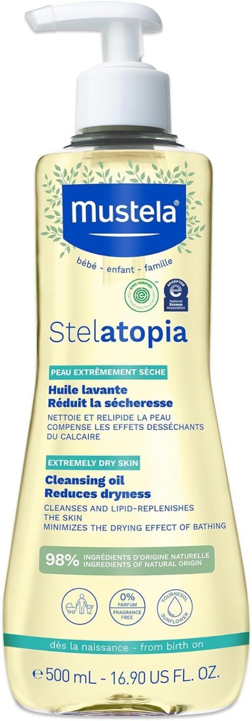 Очищающее масло для купания Mustela "Stelatopia"  500 мл  