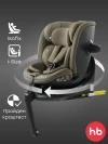 Автокресло Happy Baby Kidster isofix 0/1/2/3 (0-36кг) dark olive