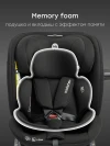 Автокресло Happy Baby Kidster isofix 0/1/2/3 (0-36кг) black
