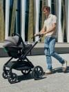 Автокресло Happy Baby Safer 0+ (0-13кг) dark olive