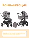 Коляска 2 в 1 Farfello Belleza grey