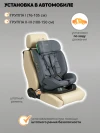 Автокресло Indigo Diesel i-size 0/1/2/3 (0-36кг) серый