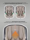 Автокресло Indigo Minky 0+ (0-13 кг) бежевый