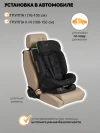Автокресло Indigo Diesel i-size 0/1/2/3 (0-36кг) черный