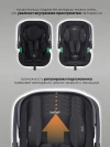 Автокресло Indigo Minky 0+ (0-13 кг) черный