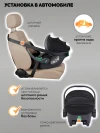 Автокресло Indigo Minky 0+ (0-13 кг) черный