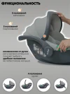 Автокресло Indigo Minky 0+ (0-13 кг) светло-серый