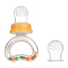 Ниблер с погремушкой Pituso + 2 силиконовые сеточки Yellow