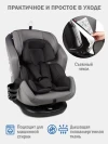 Автокресло Siger Ультра Isofix 0/1/2/3 (0-36кг) антрацит-серый
