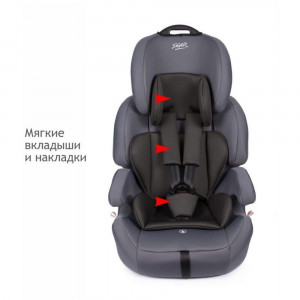 Автокресло Siger Star SG 517 1/2/3/ (9-36кг) маренго