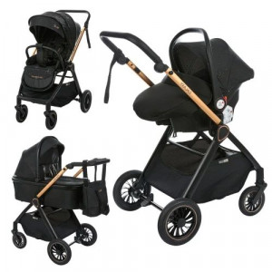 Коляска 3 в 1 Sevillababy Galaxy Black