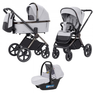 Коляска 3 в 1 Carrello Ultimo CRL-6521 Arctic Grey х/р
