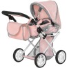 Коляски для кукол 2 в 1 Carrello Unico pink