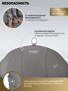 Автокресло Indigo Tourneo S isofix 0/1/2/3 (0-36кг) серый