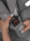 Автокресло Indigo Tourneo S isofix 0/1/2/3 (0-36кг) серый