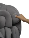Автокресло Indigo Tourneo S isofix 0/1/2/3 (0-36кг) серый
