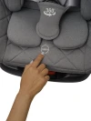 Автокресло Indigo Tourneo S isofix 0/1/2/3 (0-36кг) серый