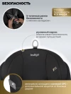 Автокресло Indigo Tourneo S isofix 0/1/2/3 (0-36кг) черный твил