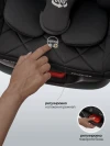 Автокресло Indigo Tourneo S isofix 0/1/2/3 (0-36кг) черный твил
