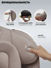 Автокресло Indigo Tourneo S isofix 0/1/2/3 (0-36кг) бежевый