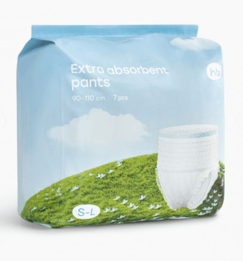 21017, Послеродовые трусы, S-L (white)