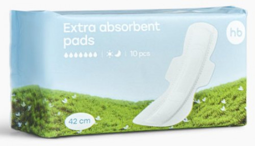 21019, Женские послеродовые прокладки, 420 мм (white)