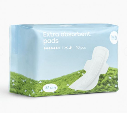 21020, Женские послеродовые прокладки, 320 мм (white)