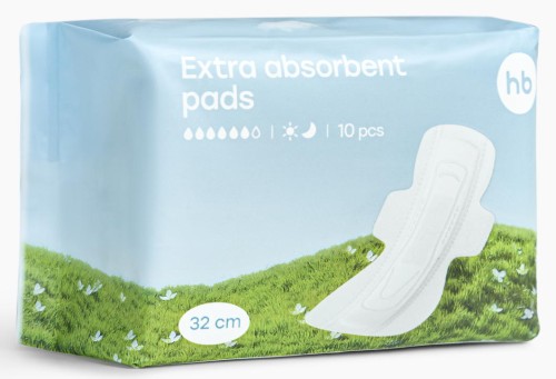 Послеродовые прокладки Happy Baby  320 мм (white)