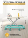 Ходунки Indigo Солнышко C бирюзовый