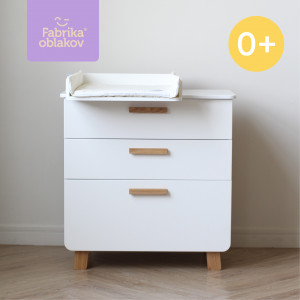 Комод Фабрика Облаков Only skandy белый/бук