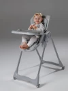 Стул для кормления Amarobaby Gourmet серый