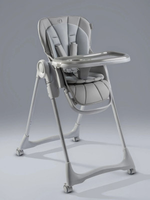 Стул для кормления Amarobaby Gourmet серый