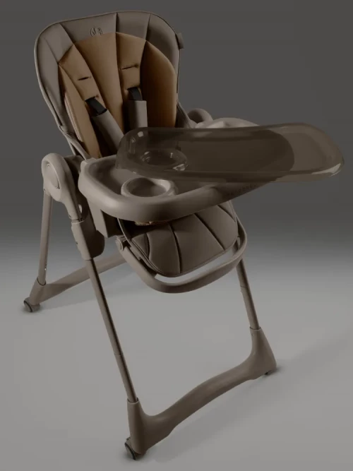 Стул для кормления Amarobaby Gourmet коричневый