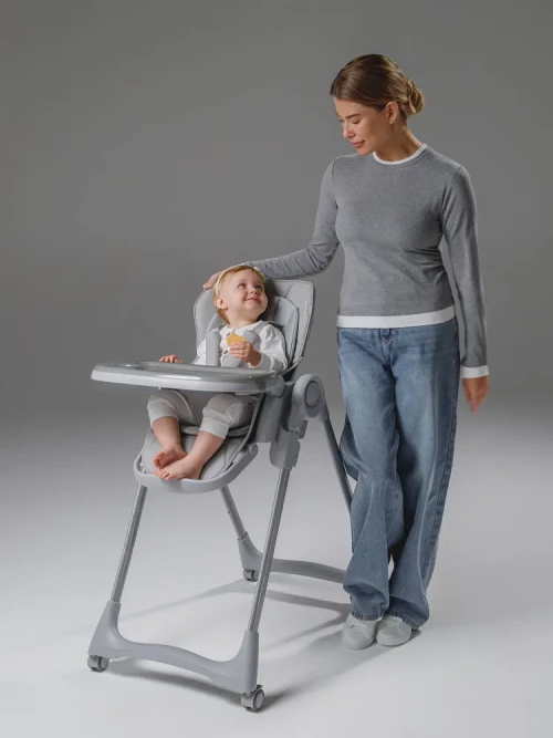 Стул для кормления Amarobaby Gourmet коричневый