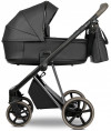 Коляска 2 в 1 Roan Sol leather Woodland Gray/Nickel Cappucc