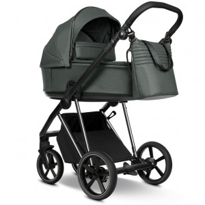 Коляска 2 в 1 Roan Sol leather /Atlantic Deep/Nickel Black