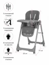 Стул для кормления BABY TILLY Junior T-671 Dark Grey