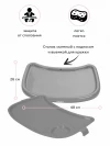 Стул для кормления BABY TILLY Junior T-671 Dark Grey