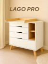 Комод Rant Lago Pro 80 см с органайзером Cloud White