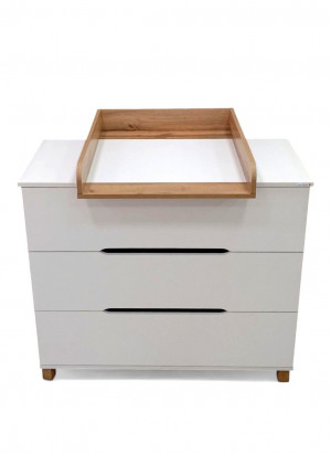 Комод My Baby Sofia Lux 100 см белый-дуб вотан