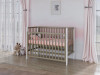 Кроватка Incanto Astra 120*60 с маятником кашемир/белый