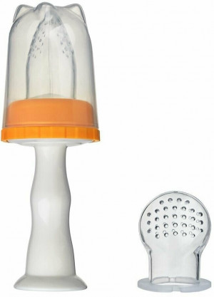 Ниблер для прикорма Pituso + 2 силиконовые сеточки Yellow 