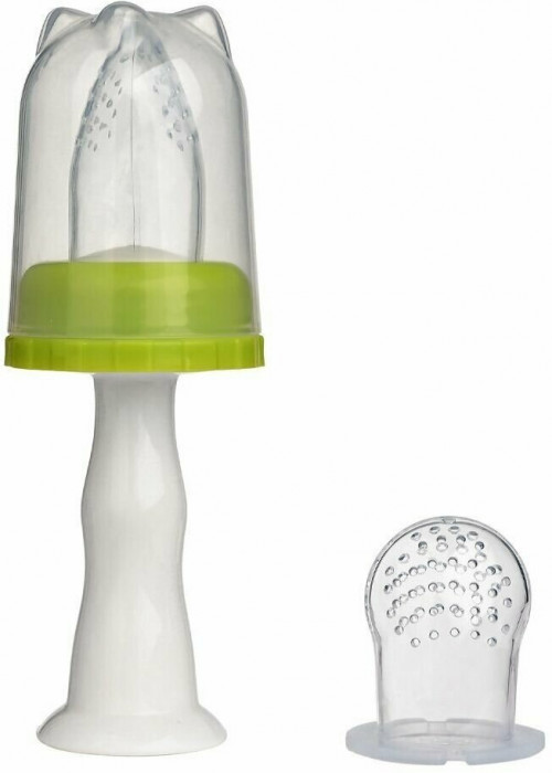 Ниблер для прикорма Pituso + 2 силиконовые сеточки Green 