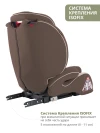Автокресло Indigo Winner isofix 1/2/3 (9-36 кг) бежевый коричневый