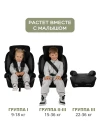 Автокресло Indigo Winner isofix 1/2/3 (9-36 кг) бежевый коричневый