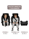 Автокресло Indigo Winner isofix 1/2/3 (9-36 кг) темно-серый светло-серый